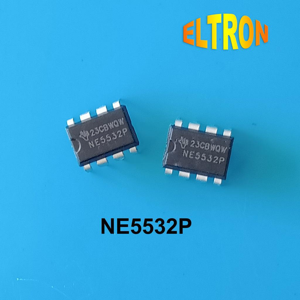 Produktbild von 3 Stück NE5532P 2-fach Operationsverstärker – 8-Pin DIP, Analog