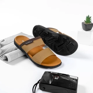 REDWELL- Sandal Slip on Pria Kulit Nadeo 002 Series