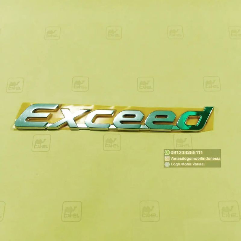 Jual Emblem logo mitsubishi xpander sport exceed ultimate ukuran ...