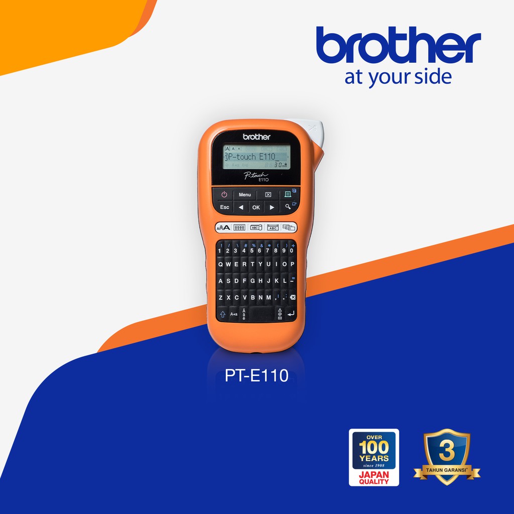 Jual Printer Label Brother PTouch PTE110 Original Resmi Shopee