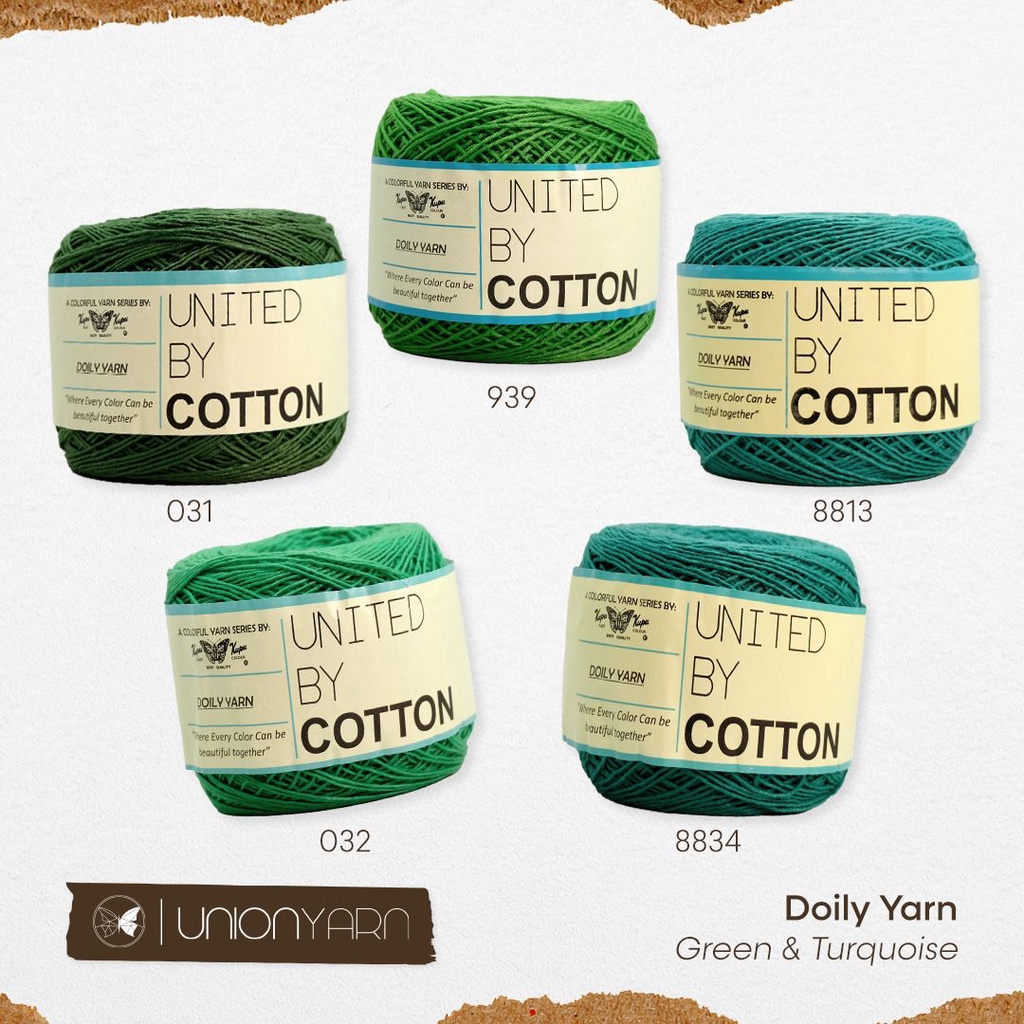 Jual Benang Rajut jala Benang Jala Doily Yarn United By Yarn | Shopee ...