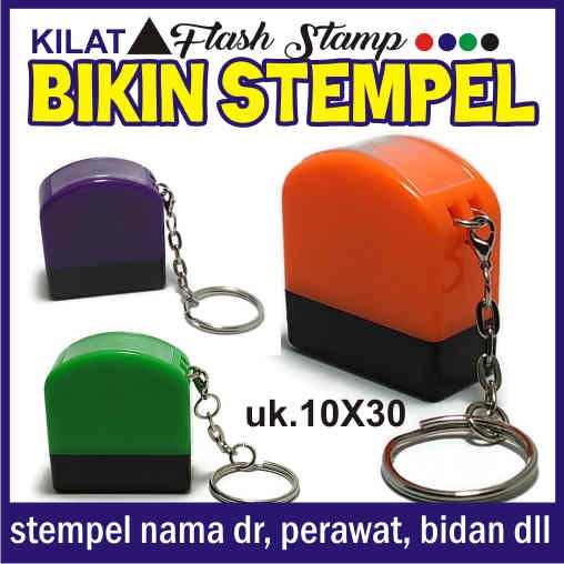 Jual Bikin Stempel Flash Warna Otomatis Stempel Nama Uk X Mm Shopee Indonesia