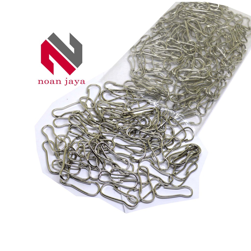 Jual KAIT KAWAT S 3.0 CM WARNA NIKEL PER 144 PCS KAIT S | Shopee Indonesia