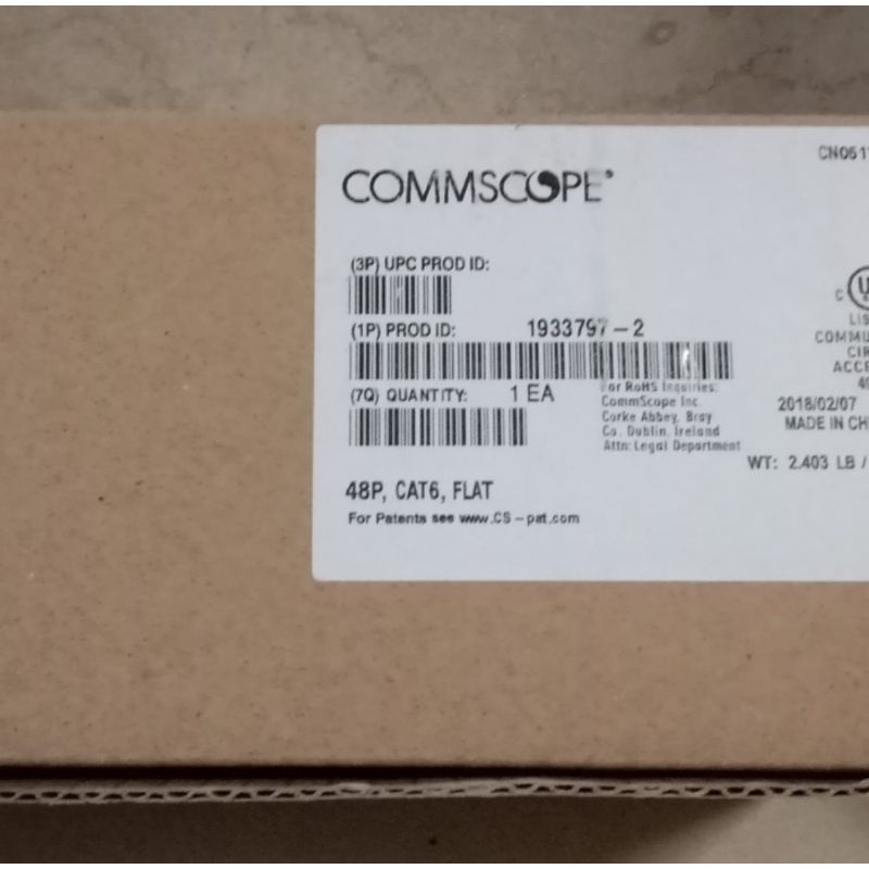 Jual commscope/amp patch panel cat6 48port | Shopee Indonesia