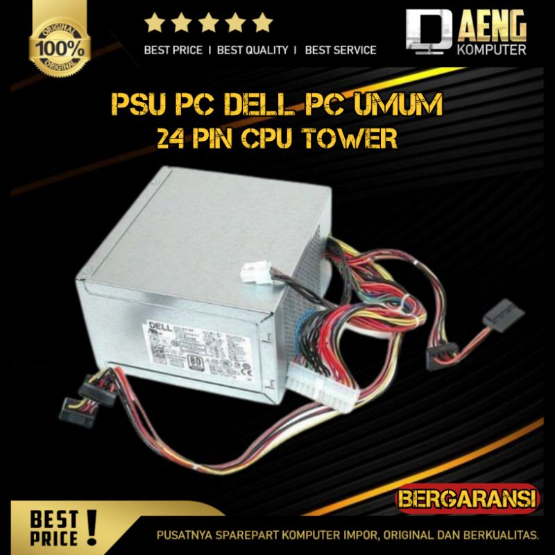 Jual PSU Power Supply Power Suplay Pc Dell Pc Umum 24 Pin Cpu Tower ...