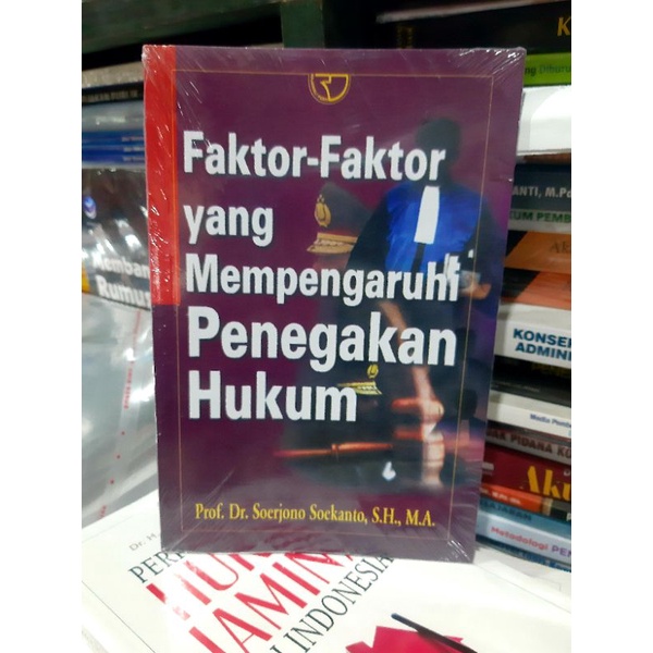 Jual Buku FAKTOR-FAKTOR YANG MEMPENGARUHI PENEGAKAN HUKUM (PROF ...