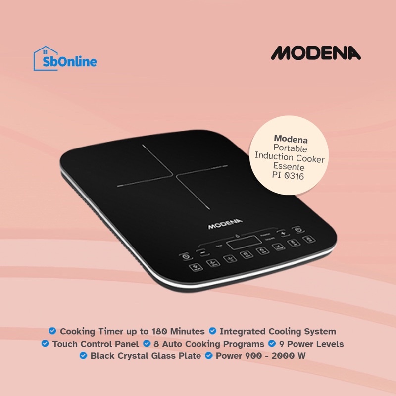 Modena induction deals cooker