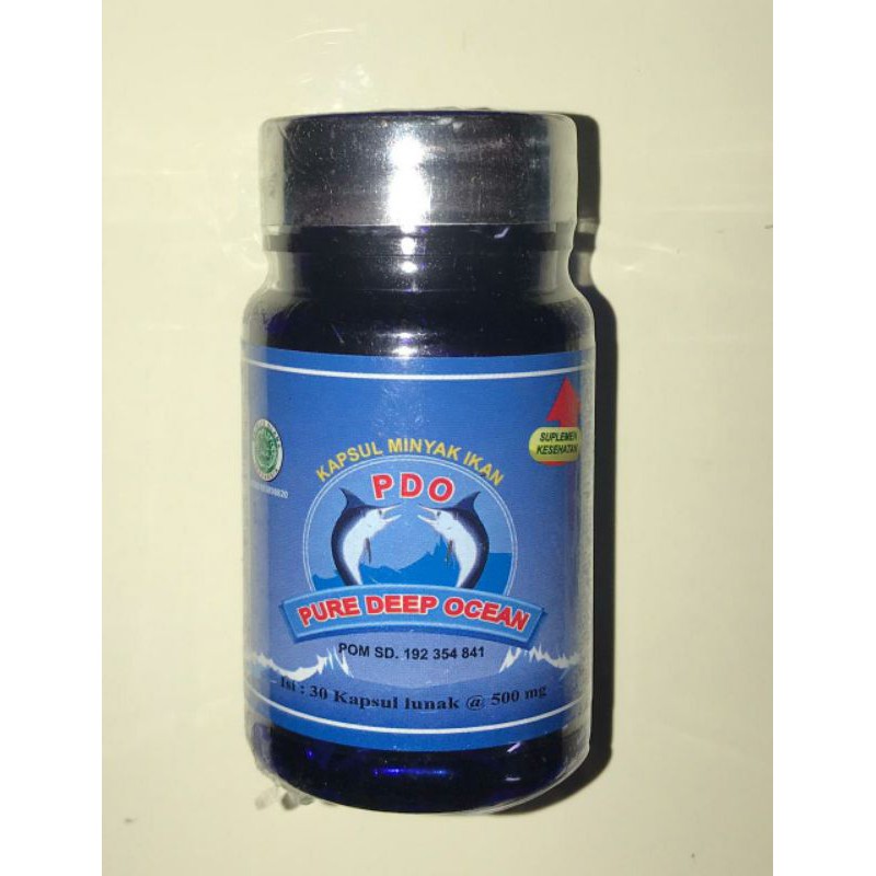 Jual Kapsul Minyak Ikan Pure Deep Ocean/PDO/Pure Fish Oil/Surabaya/354 ...