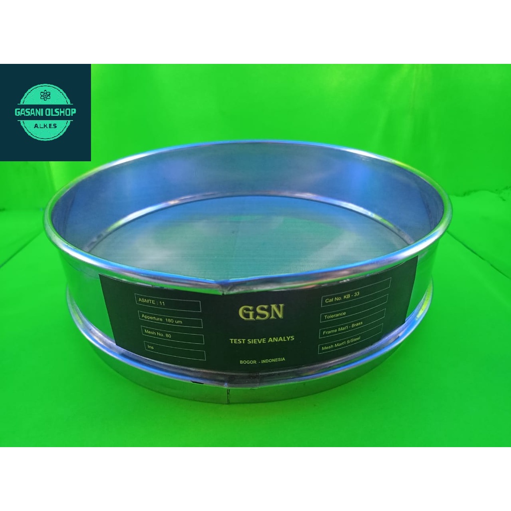 Jual Sieve Test Mesh 80 Sieve Ayakan Stainless Mesh 80 ( 180 um ) Shopee Indonesia