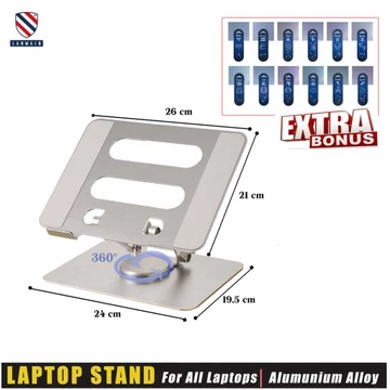 Lanwain London Adjustable Laptop Stand Tablet Stand Meja Laptop Aksesoris Laptop