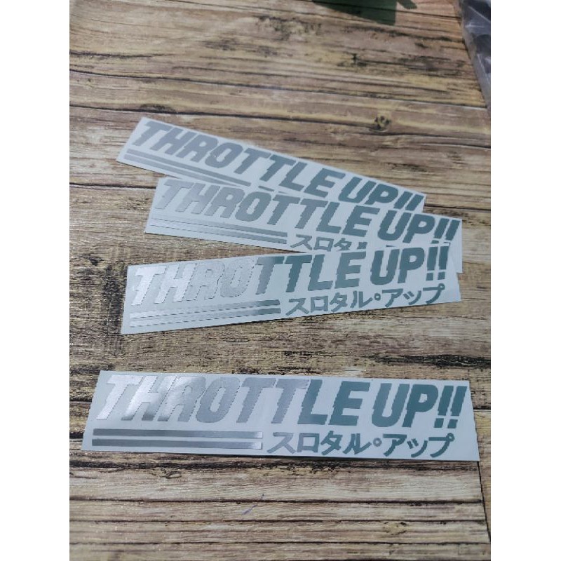 Jual STICKER THROTTLE UP VISOR HELM CUTTING | Shopee Indonesia