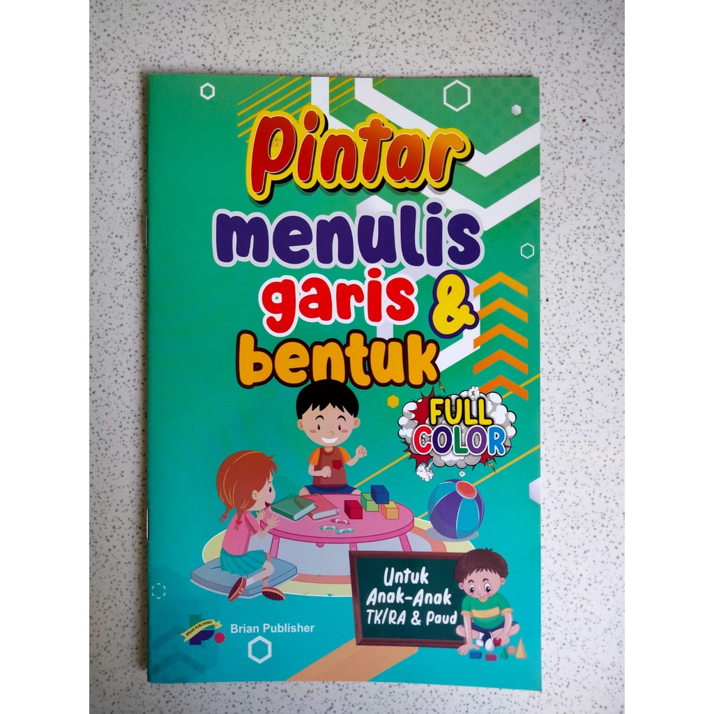 Jual BUKU PINTAR MENULIS MENARIK GARIS DAN BENTUK UNTUK ANAK PAUD TK ...