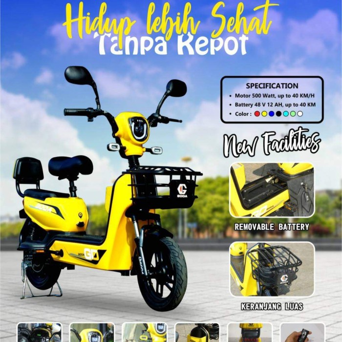 Jual Sepeda Listrik Goda Gd Golden Monkey Shopee Indonesia