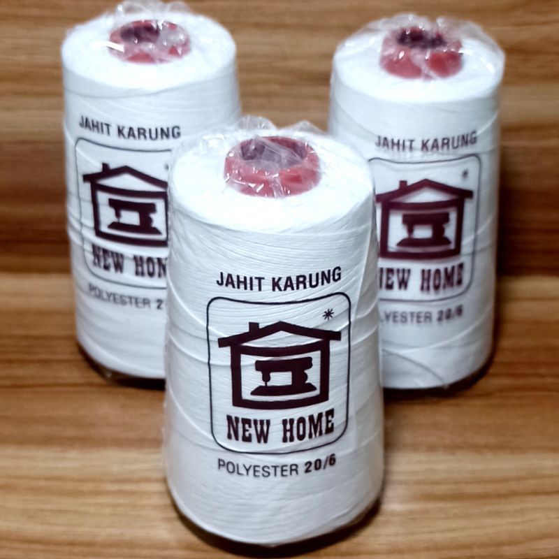 Jual Benang Mesin Jahit Karung Polyester Merk New Home Shopee Indonesia