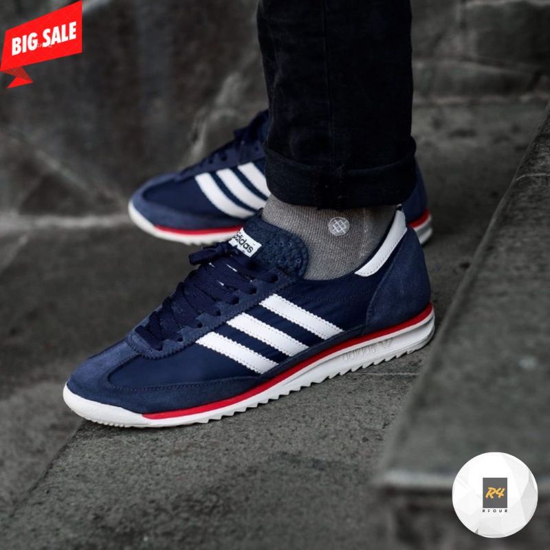 Jual ADIDAS SL 72 NAVY WHITE RED 100 ORIGINAL SEPATU ADIDAS ORIGINAL Shopee Indonesia