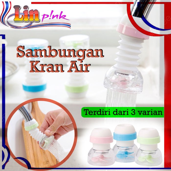 Jual Lp Sambungan Kran Dapur Penyambung Keran Air Flexibel Silicon Showerhead Shopee Indonesia 9041