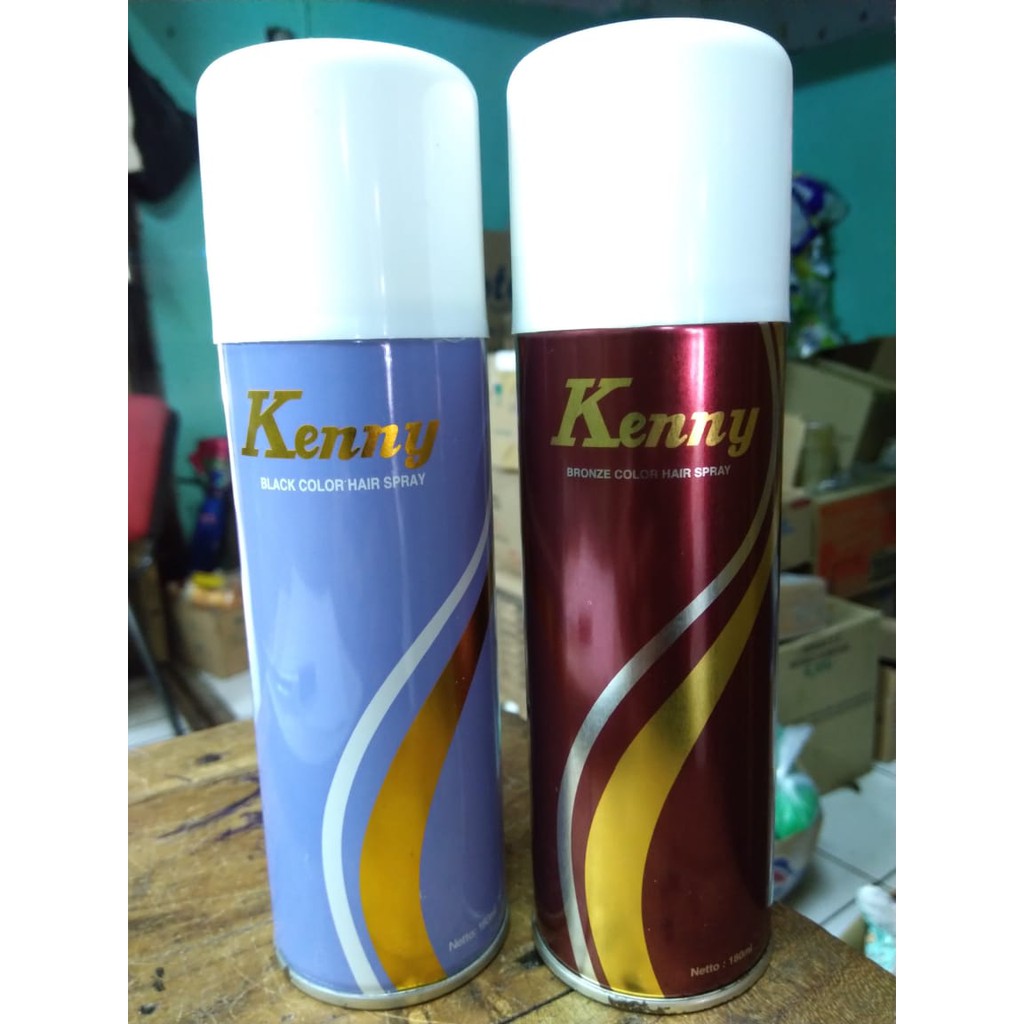 Jual KENNY COLOR HAIR SPRAY 180ML Shopee Indonesia
