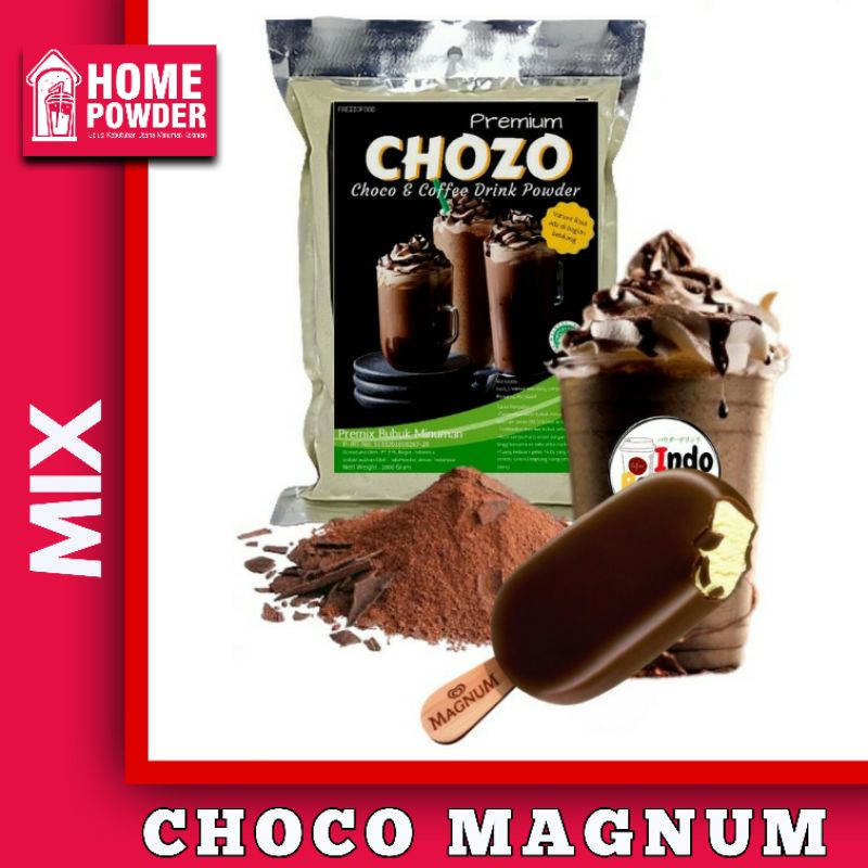 Jual Bubuk Minuman Coklat Chozo Choco Magnum 1kg Minuman Es Kekinian ...