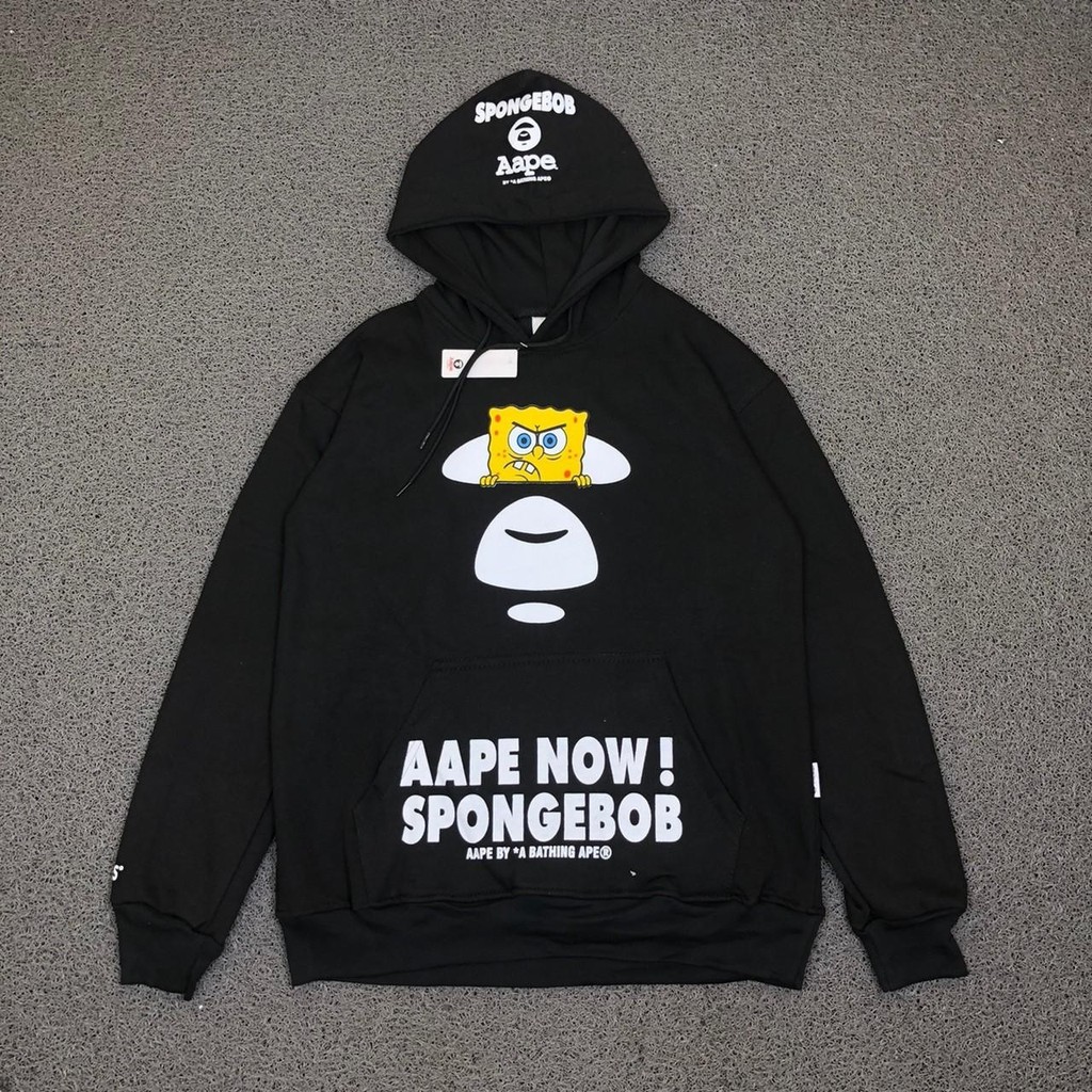 Aape x spongebob hoodie sale