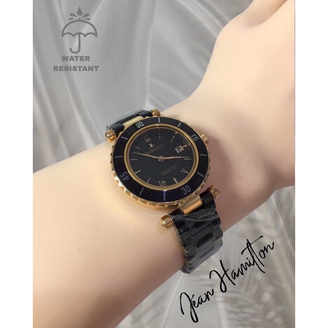 Jual JAM TANGAN JEAN HAMILTON CERAMIC COLLECTION (lady) | Shopee Indonesia