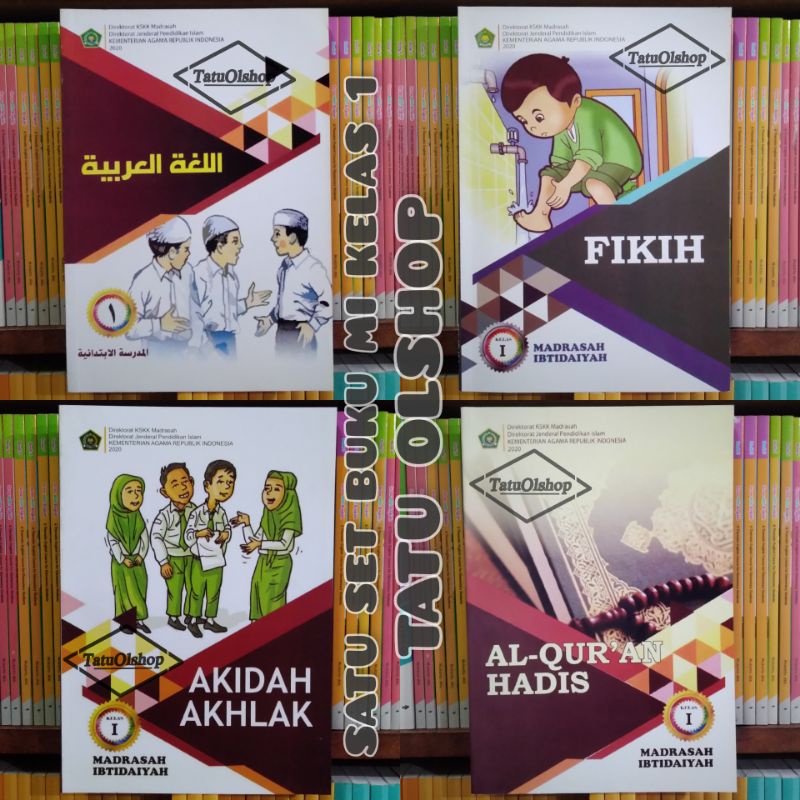 Jual Paket Buku Mi Kelas 1 Bahasa Arab Fikih Akidah Akhlak Al Quran