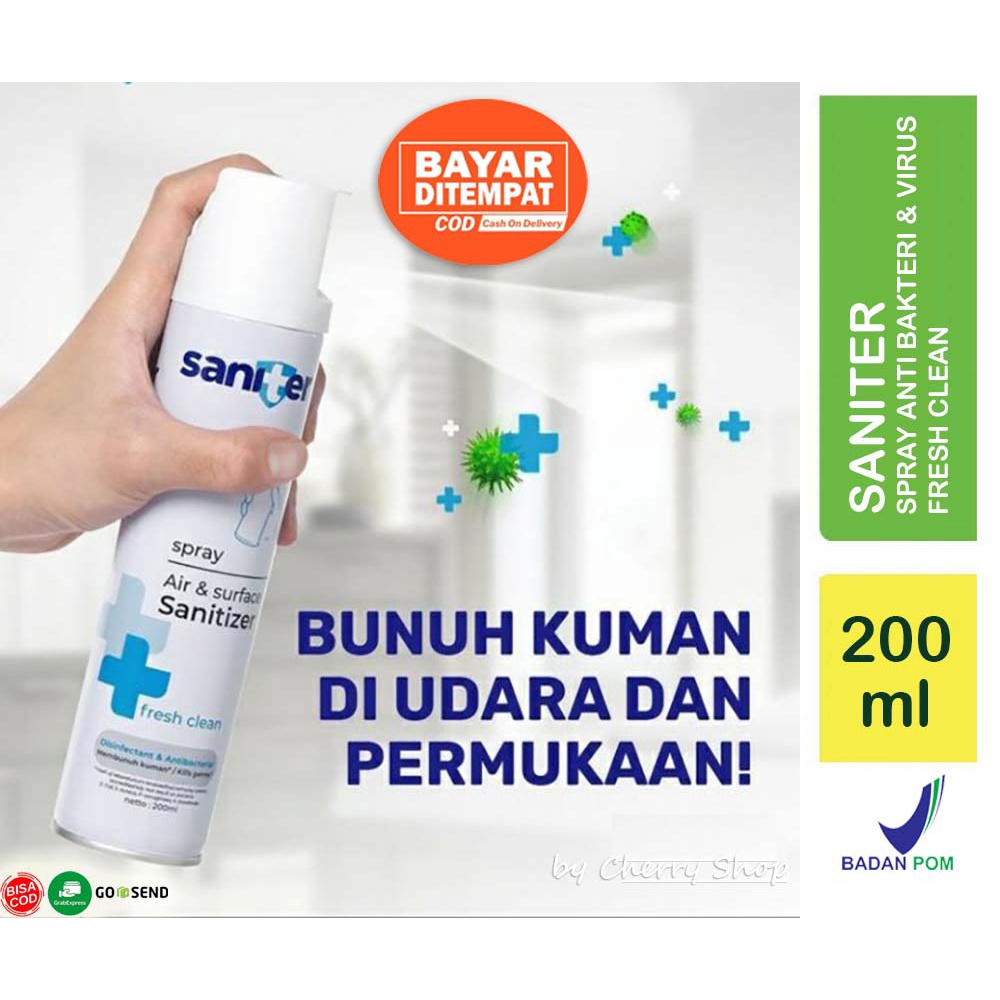 Jual Luar Pulau Wajib Kargo Ml Bpom Saniter Air Sanitizer Aerosol Ml Spray