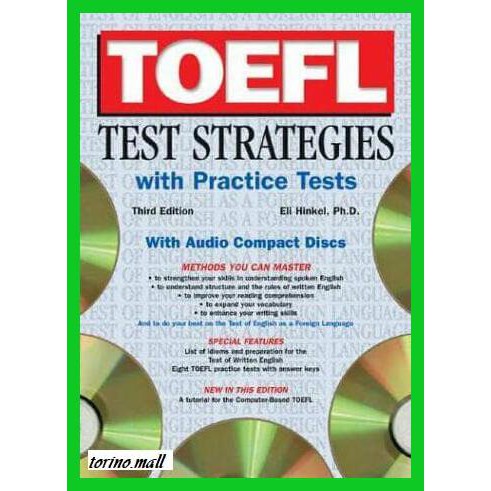 Jual BUKU-PERSIAPAN-UJIAN- BUKU BARRON TOEFL ITP TEST STRATEGIES WITH ...