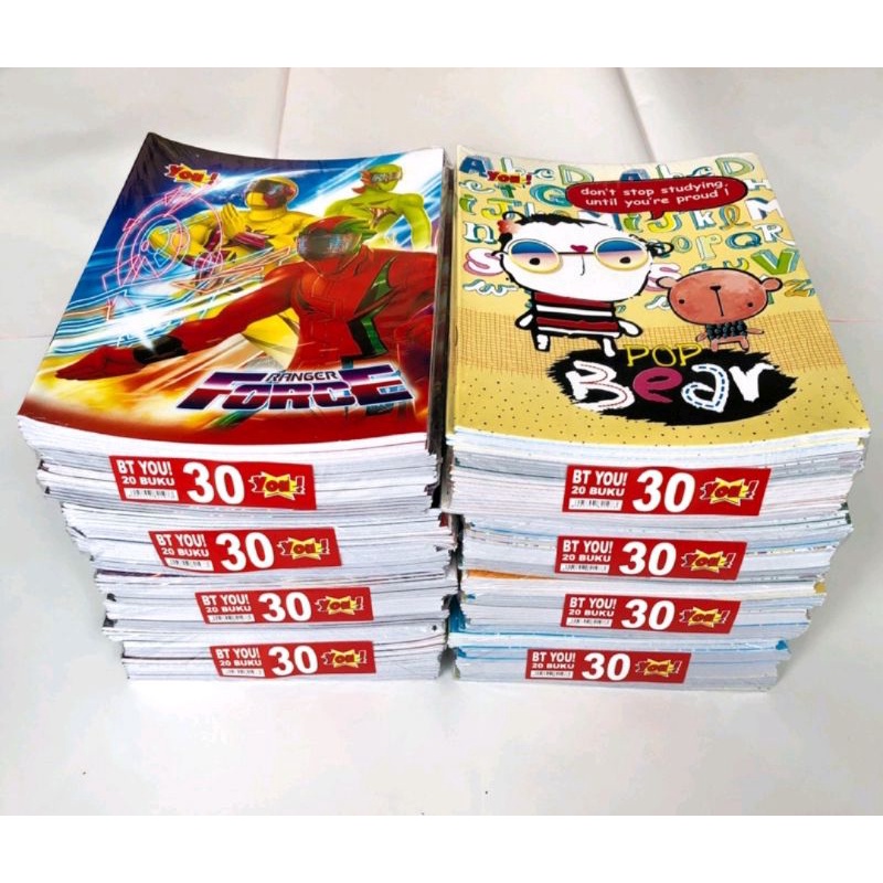 Jual BUKU TULIS MURAH MERK YOU KIKY 30 LEMBAR ISI 10 | Shopee Indonesia