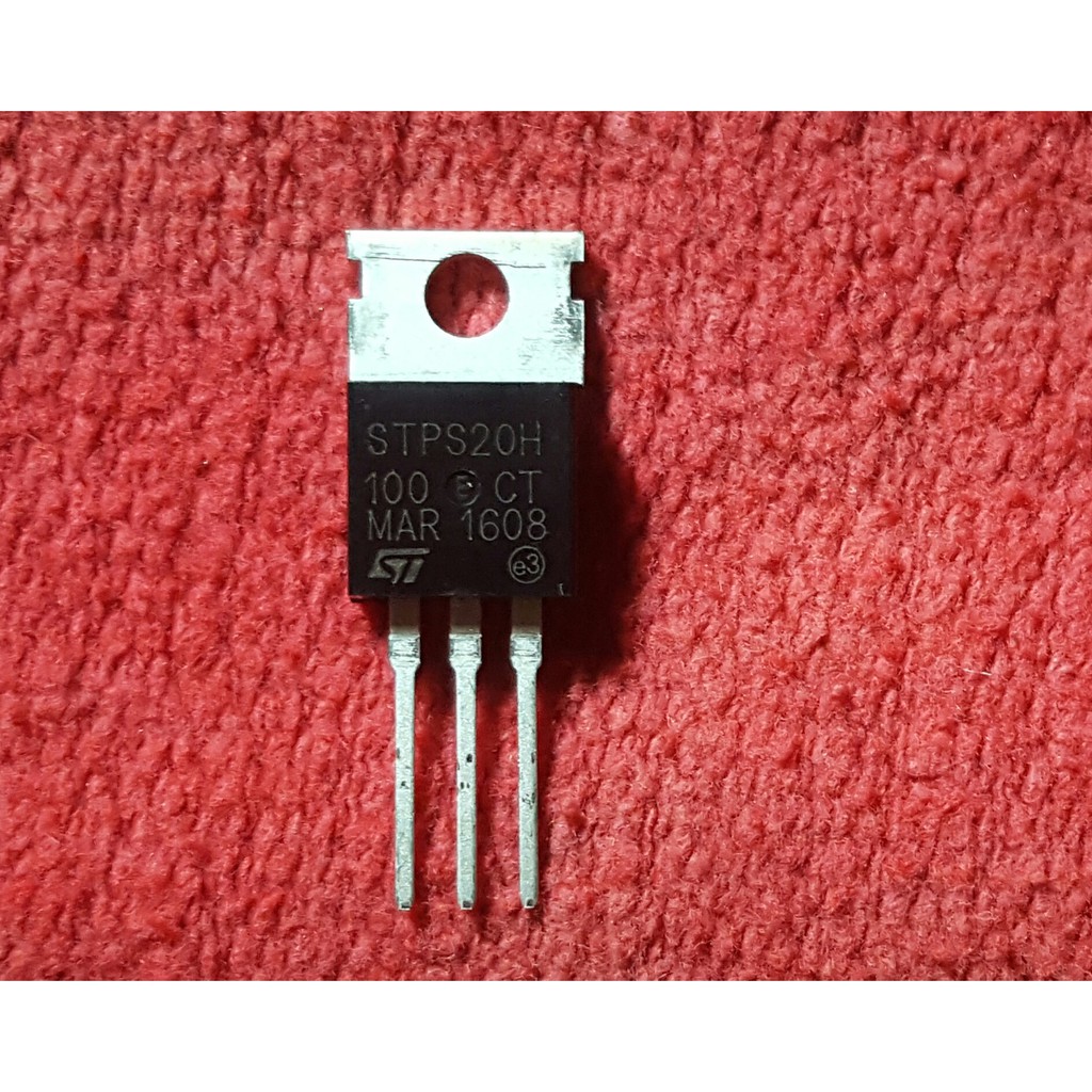 1 PEZZO Diodo Schottky STPS20H100CT Catodo comune 20A 100V TO-220