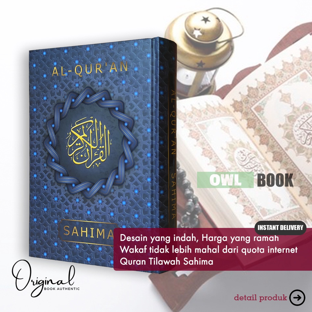 Jual Alquran Al Quran Tilawah Sahima Ukuran Sedang A Biru Shopee