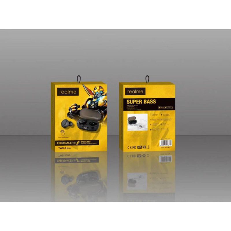 Jual MM HEADSET HANDSFREE EARPHONE WIRELESS BLUETOOTH TWS PRO - Main Image