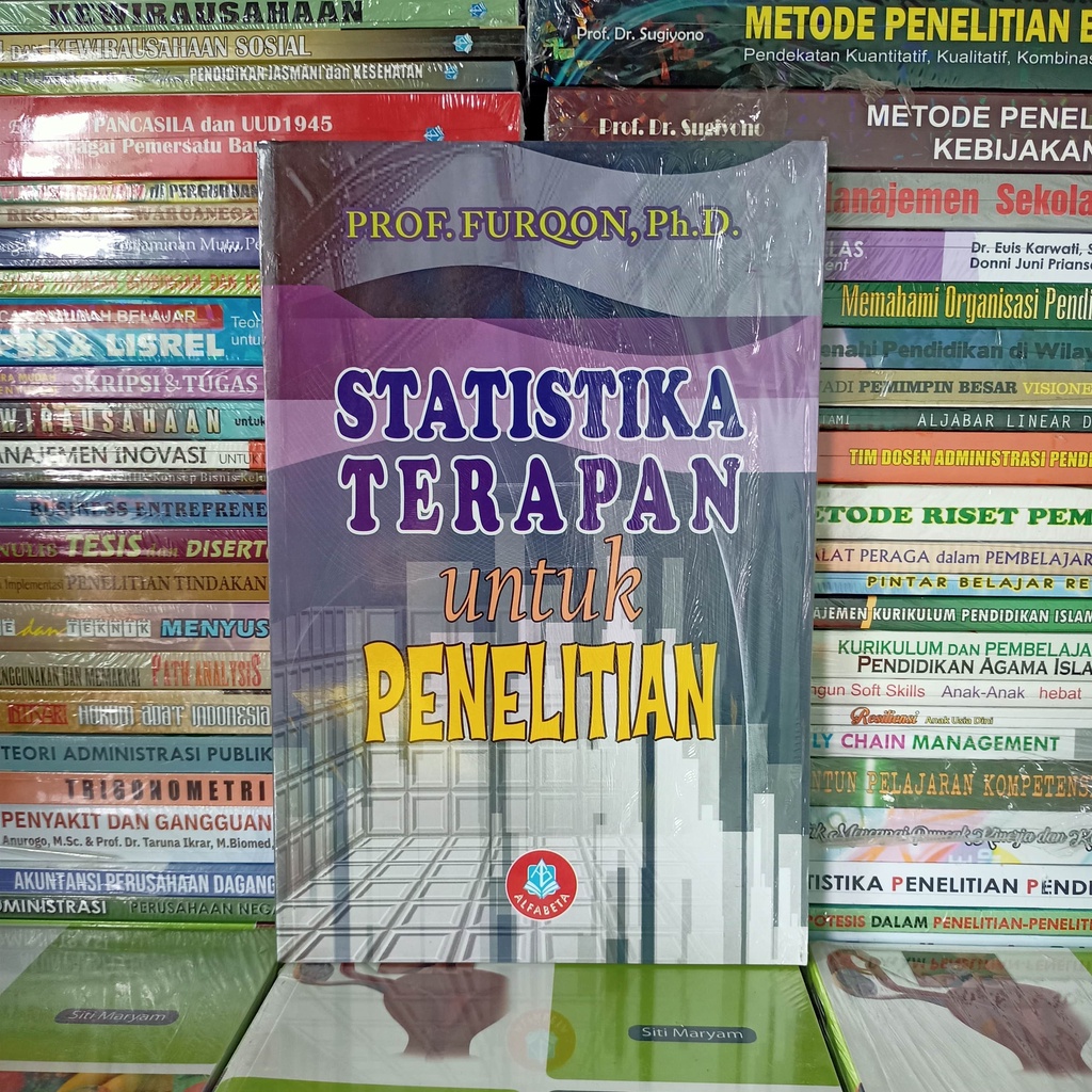 Jual Buku Statistika Terapan Untuk Penelitian Prof Furqon Alfabeta