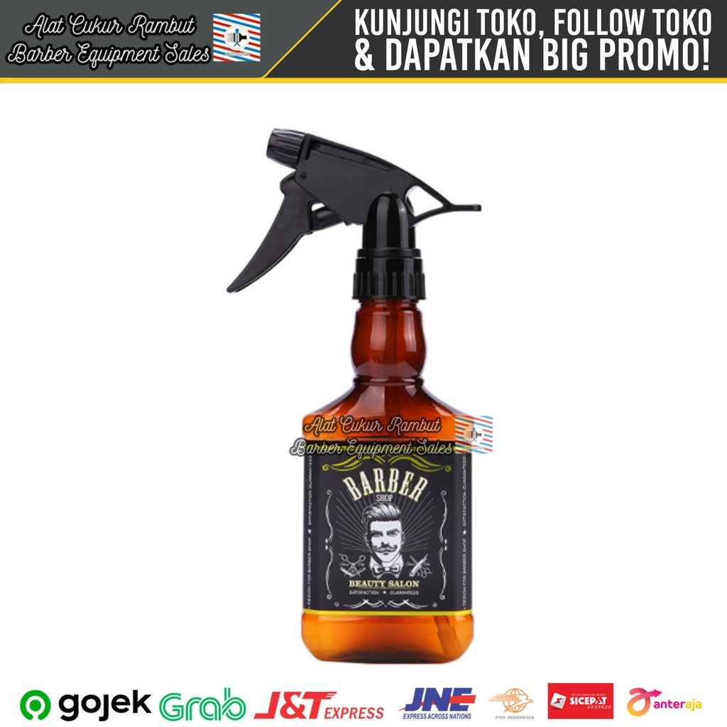Jual Botol Spray Rambut Gepeng Botol Barber Pangkas Rambut Salon Dan ...