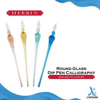  J. Herbin Round Glass Dip Pen - Sand