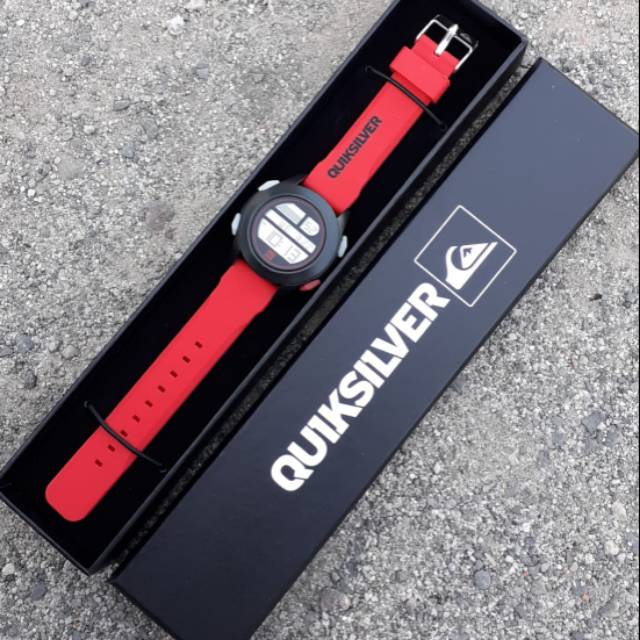Jual Jam tangan digital QUIKSILVER merah Shopee Indonesia