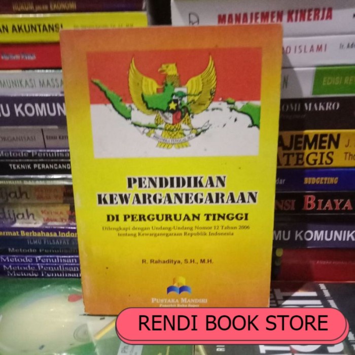 Jual Pendidikan Kewarganegaraan Di Perguruan Tinggi By R. Rahaditya ...