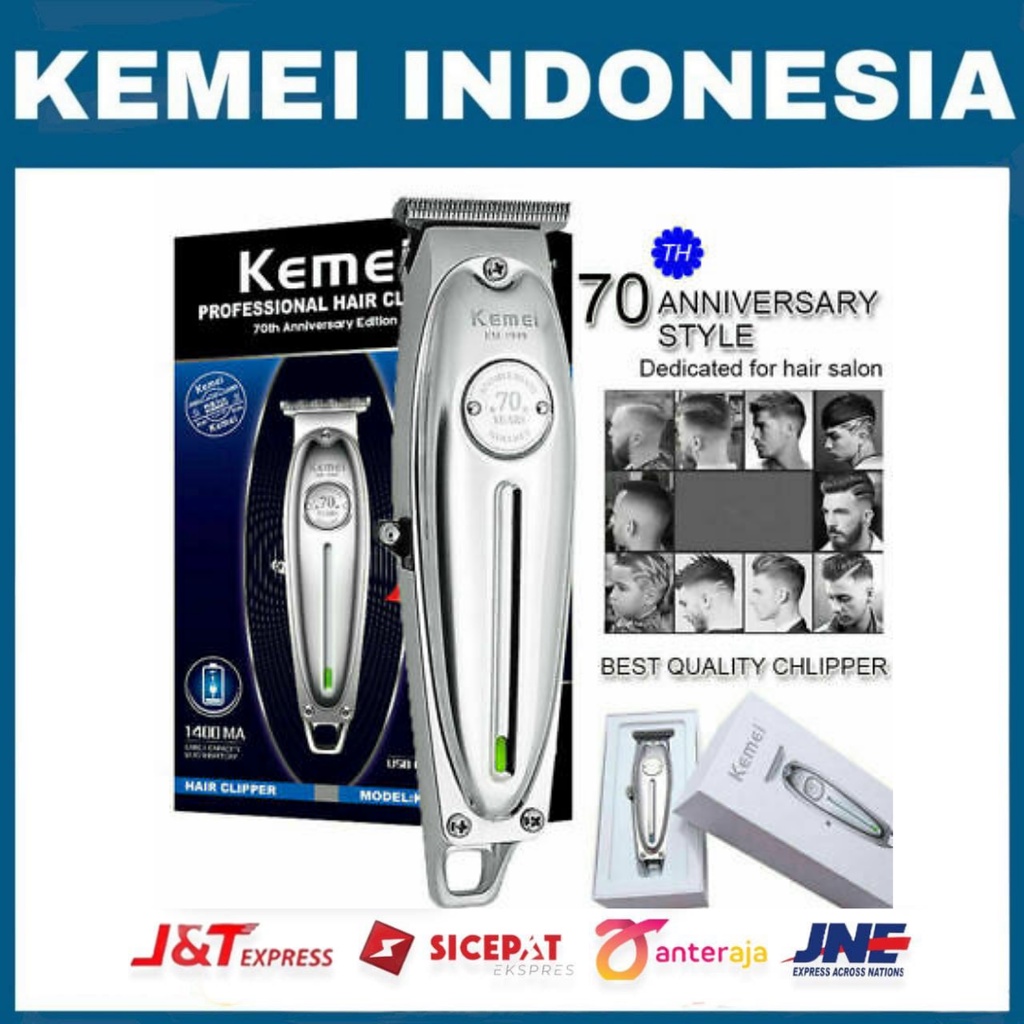 Jual KEMEI INDONESIA KEMEI KM-1949 TRIMMER PROFESIONAL ALAT MESIN CUKUR ...