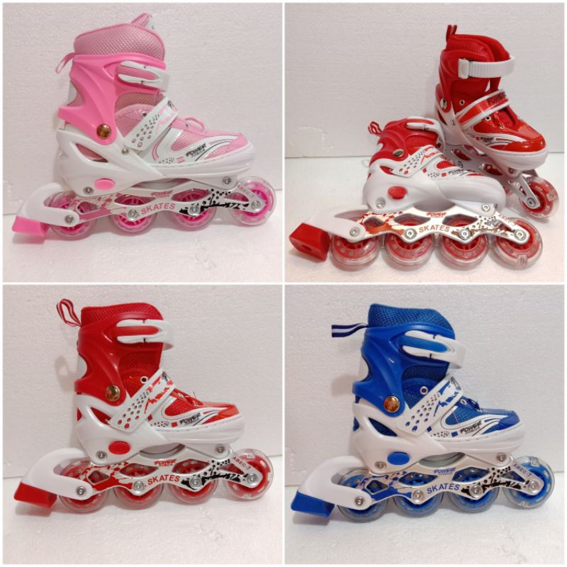 Jual Sepatu Roda Power ukuran S,M,L/ SEPATU RODA | Shopee Indonesia