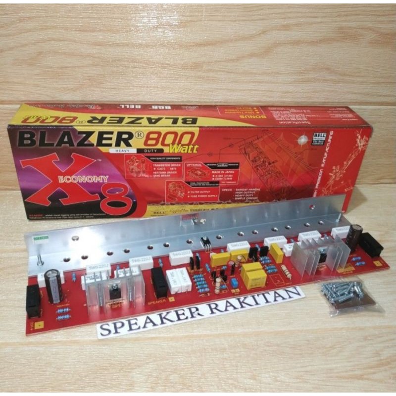 Jual Kit Power Amplifier Mono 800Watt Blazer X8 ECONOMY | Shopee Indonesia