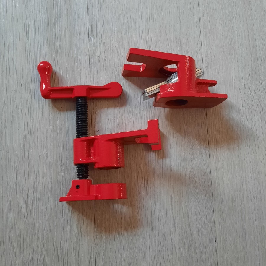 Jual Pipe clamp fixture clamp bar clamp pipe clamp woodworking 3/4 inch