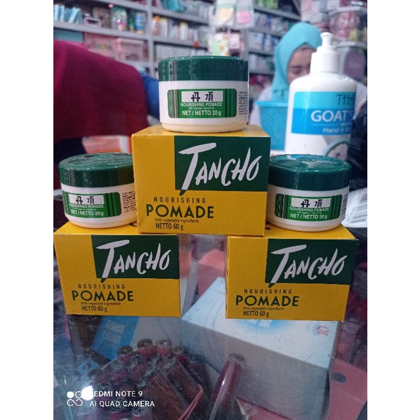 Jual Pomade Tancho Nourishing 60g & 20g | tanco pomed | Shopee Indonesia