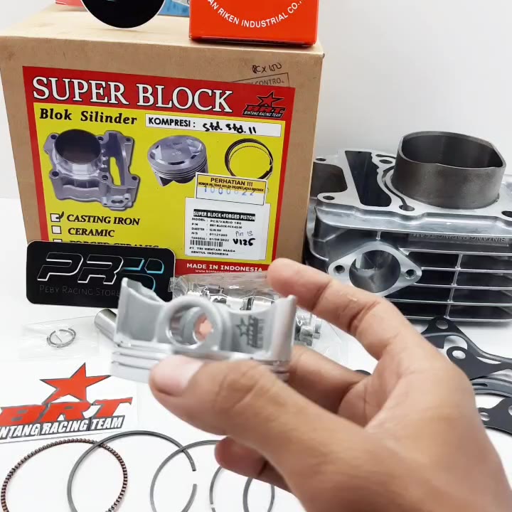 Jual Paket Bore Up Blok BRT DOUBLE COLLER Vario 125 Vario 150 Pcx 150 ...
