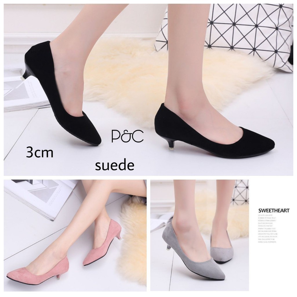 Sepatu heels 3cm sale