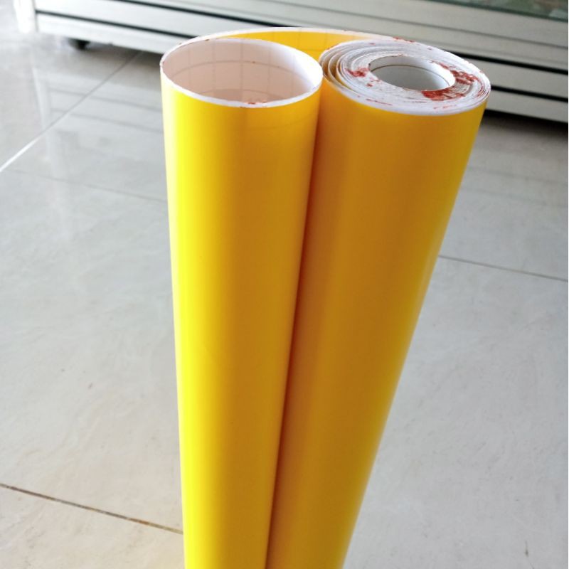 Jual stiker aquarium kuning muda doff | Shopee Indonesia