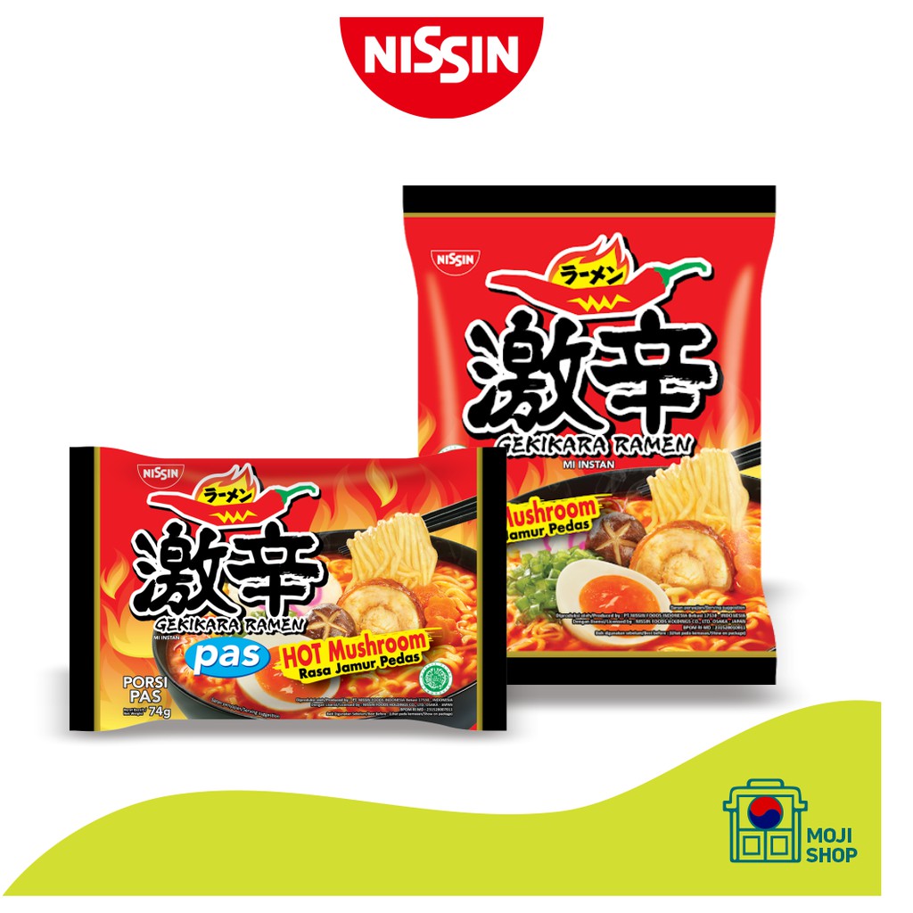 Jual Jamur Pedas Gekikara Ramen Nissin Hot Mushroom Mie Halal Mui