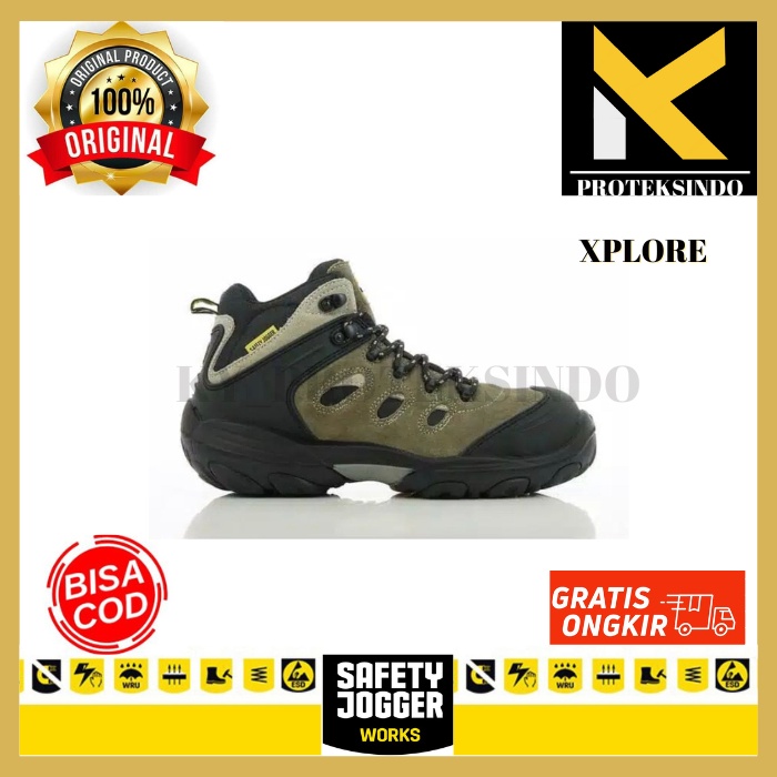 Jual Sepatu Safety Jogger Original Xplore S Boots Pria Kerja Hiking