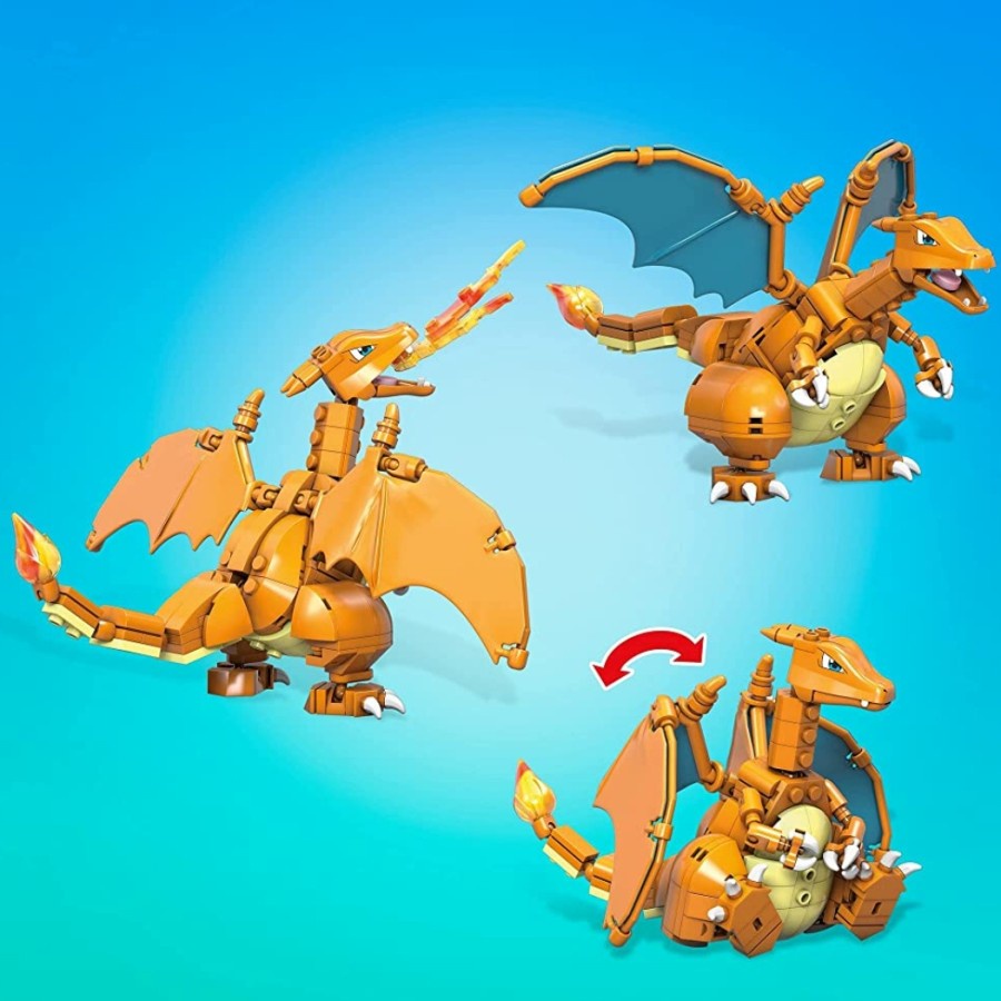 Jual Mega Construx Pokemon CHARIZARD Bricks Bloks Mattel 222pcs ...