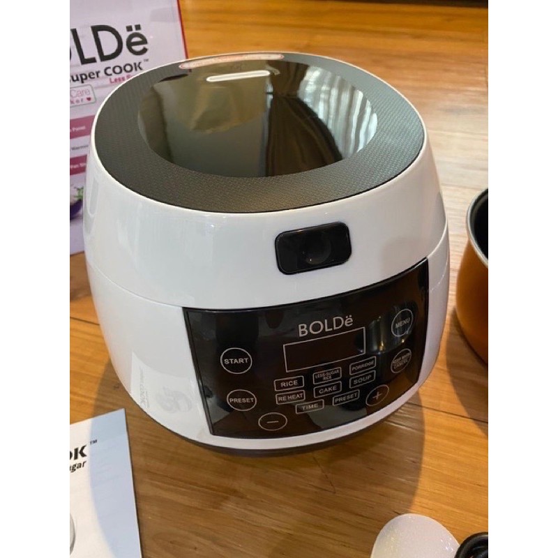Jual BOLDe Rice Cooker Less Sugar 1 liter Rendah Gula Low Carbo Penanak ...