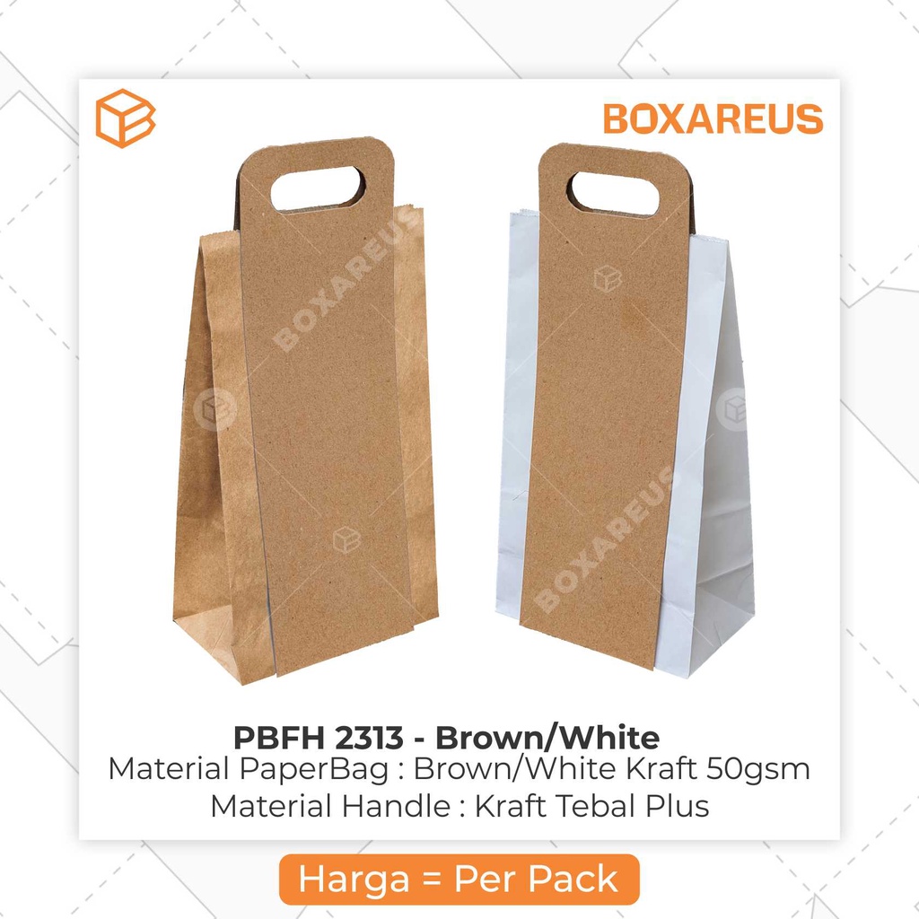 Jual Paper Bag, Kantong Roti, Lunch Paperbag Kraft Polos | PBFH2313 ...