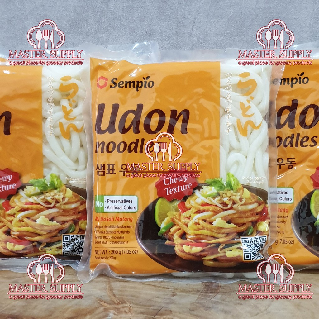Jual UDON NOODLES SEMPIO 200 GR / MIE UDON KOREA / MI UDON FRESH